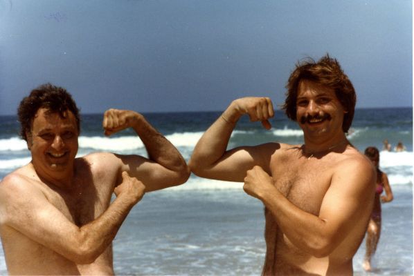 Dan and his Dad
in California
