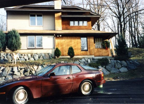 West Milford Febuary 1992
Maria's Porsche - Tucker in the background
